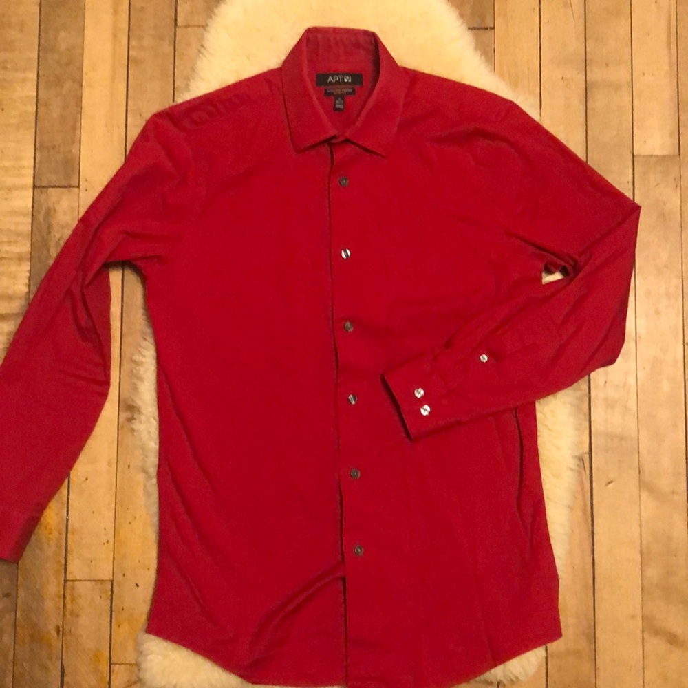 Apt. 9 Stretch Fabric Slim Fit Dress Shirt